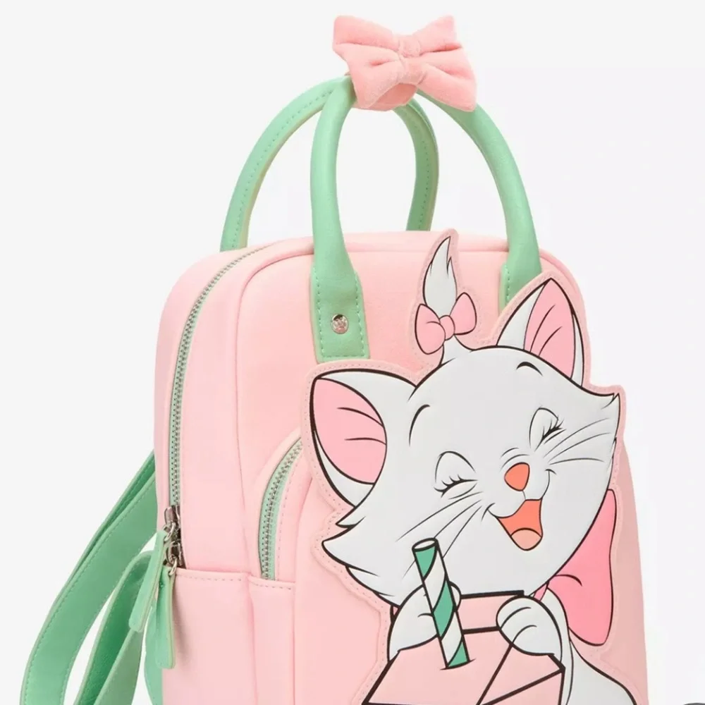 Loungefly Pink & Mint Marie Milk Carton Mini Backpack